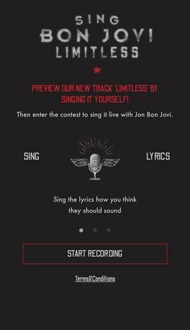 BON JOVI fordern dich zum Singen ihres neuen Songs LIMITLESS auf!